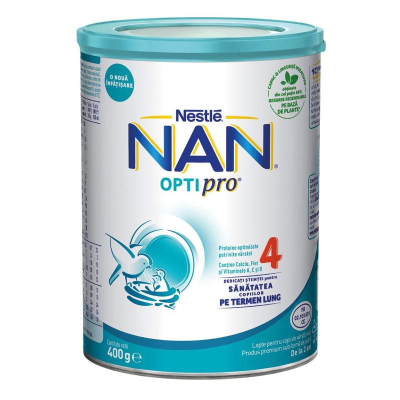 Poza produs Lapte praf NAN 4 Optipro de la 2 ani | 400 g