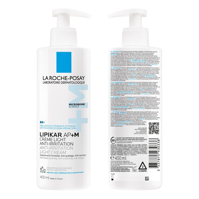 Poza produs Lipikar Light AP+M, La Roche-Posay | 400 ml