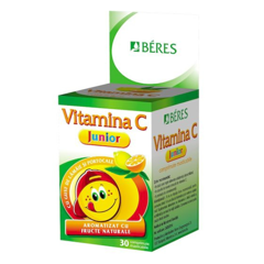 Beres Vitamina C Junior | 30 comprimate masticabile