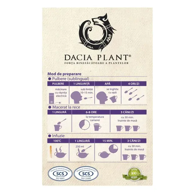 Poza produs Ceai Galbenele, Dacia Plant | 50 g