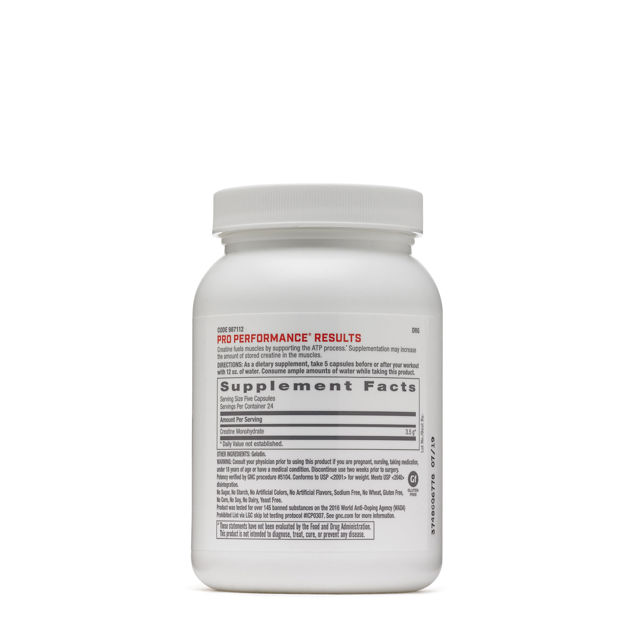 Poza produs GNC CREATINE MONOHYDRATE 120CPR 987112