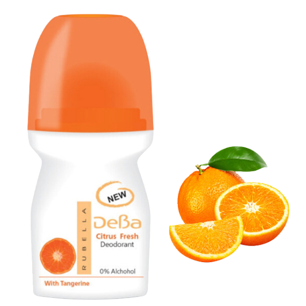 Poza produs Deodorant roll-on Beba Mandarine, Rubella | 50 ml