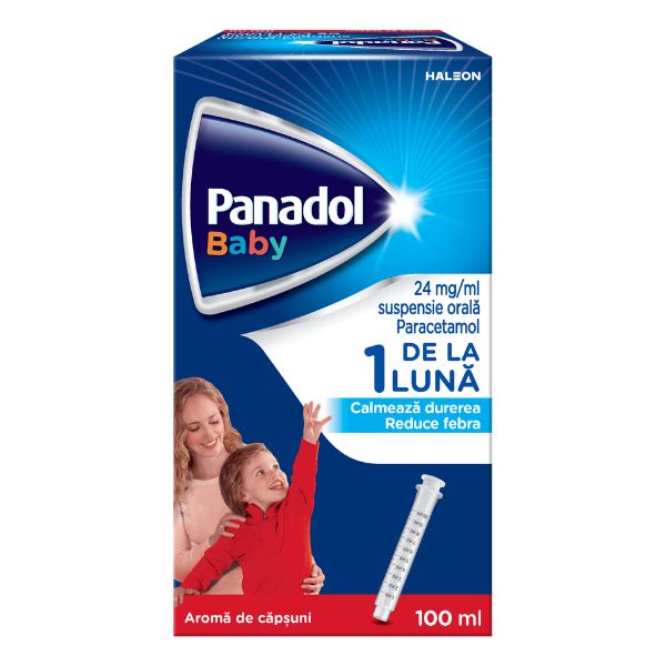 Poza produs Panadol Baby suspensie orala 24 mg/ml, Haleon | 100 ml