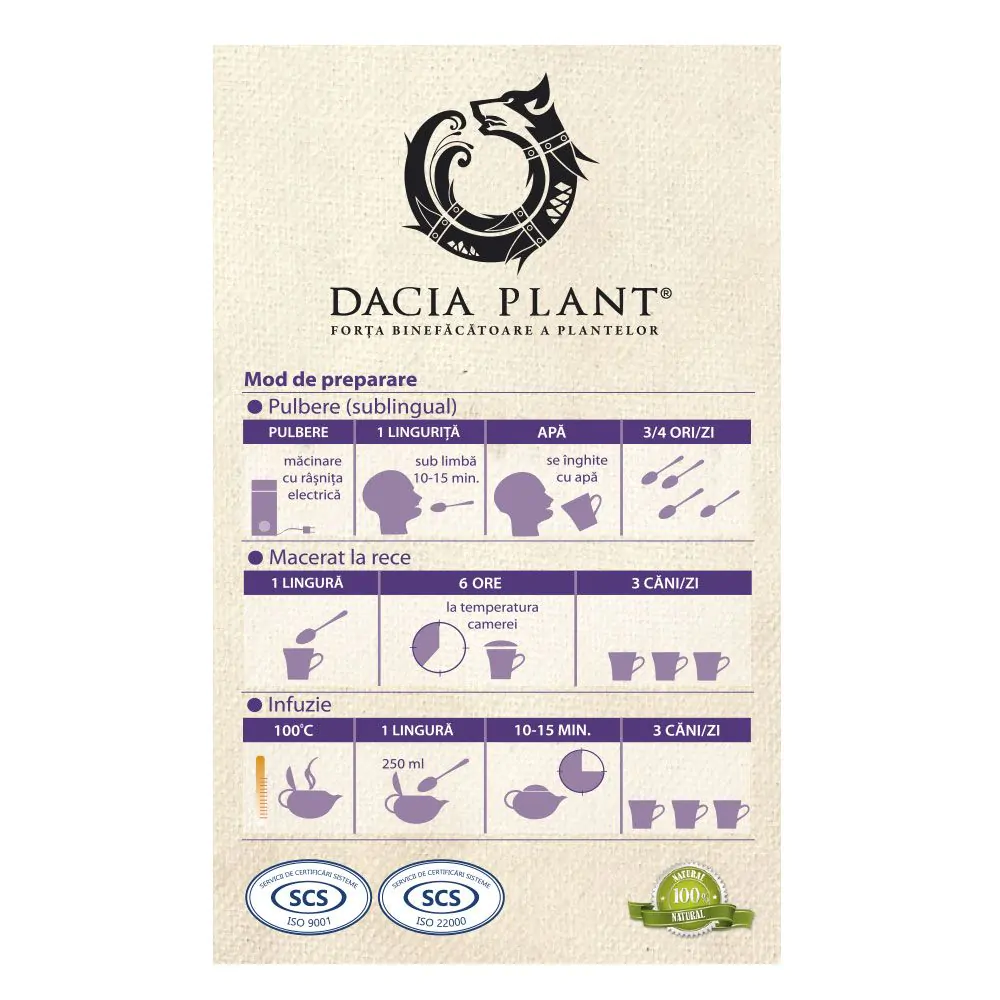 Poza produs Ceai Flori de Soc, Dacia Plant | 50 g