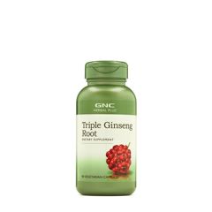 GNC Herbal Plus Triple Ginseng Root, Radacina Din Trei Tipuri De Ginseng | 90 Cps