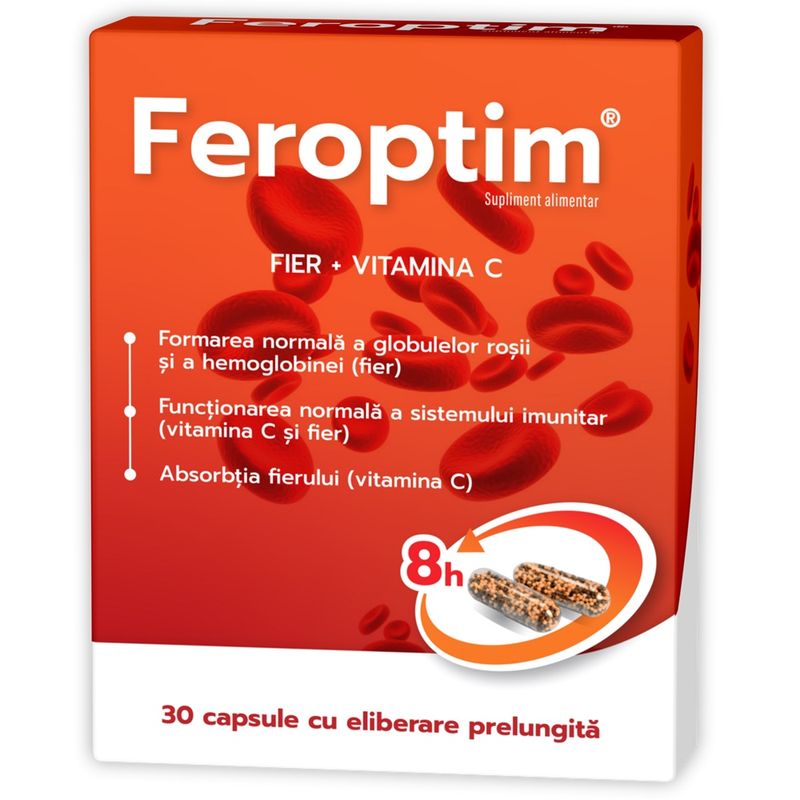 Poza produs Zdrovit Feroptim cu eliberare prelungita, NP Pharma | 30 cps