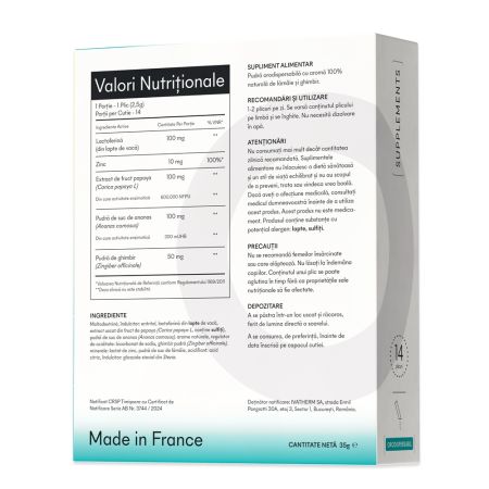 Poza produs LACTOFFERIN GINGER ZINC 14 PLICURI