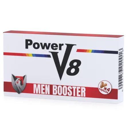 Poza produs Power V8 Men stimulent sexual, Boost4Life | 4 capsule