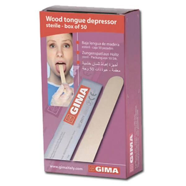 Poza produs Apasator de limba steril GMA 25511, Neomed | cutie x 50 bucati