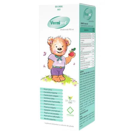 Poza produs Vermiped sirop, Dr.Phyto | 150 ml