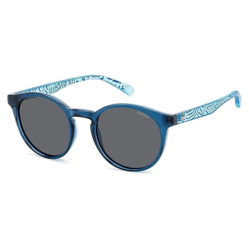 Poza produs OCHELARI POLAROID25 PLD 8061/S ZX9 46 M9 BLUE AZUR JUNIOR 7-10