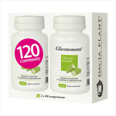 Glicemonorm cu extract de castravete amar, Dacia Plant | 120 comprimate