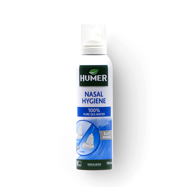 Poza produs Spray nazal Humer cu 100% apa de mare nediluata | 150 ml