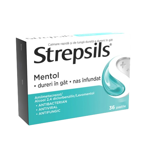 Poza produs STREPSILS MENTOL X 36