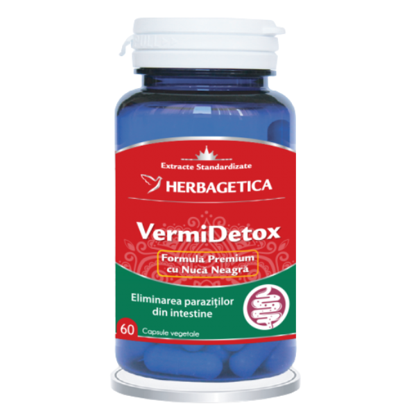 Poza produs VermiDetox, Herbagetica | 60 capsule