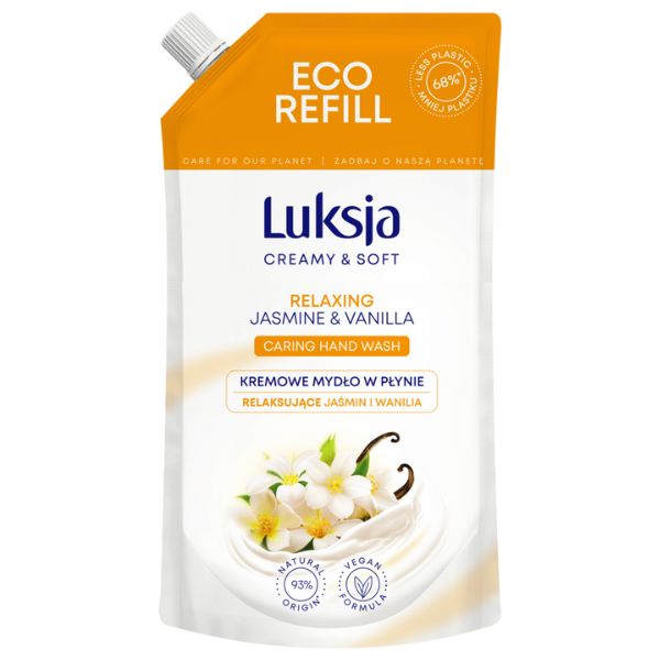 Poza produs Rezerva sapun lichid CREAMY & SOFT Relaxing, Luksja | 400 ml