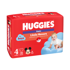 Huggies Pants scutece chilotel baietel nr.4, 9-14 kg | 36 bucati