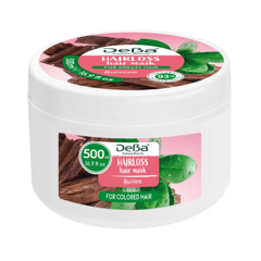 Masca de par pentru cresterea parului DEBA Natural Beauty, Rubella | 500 ml