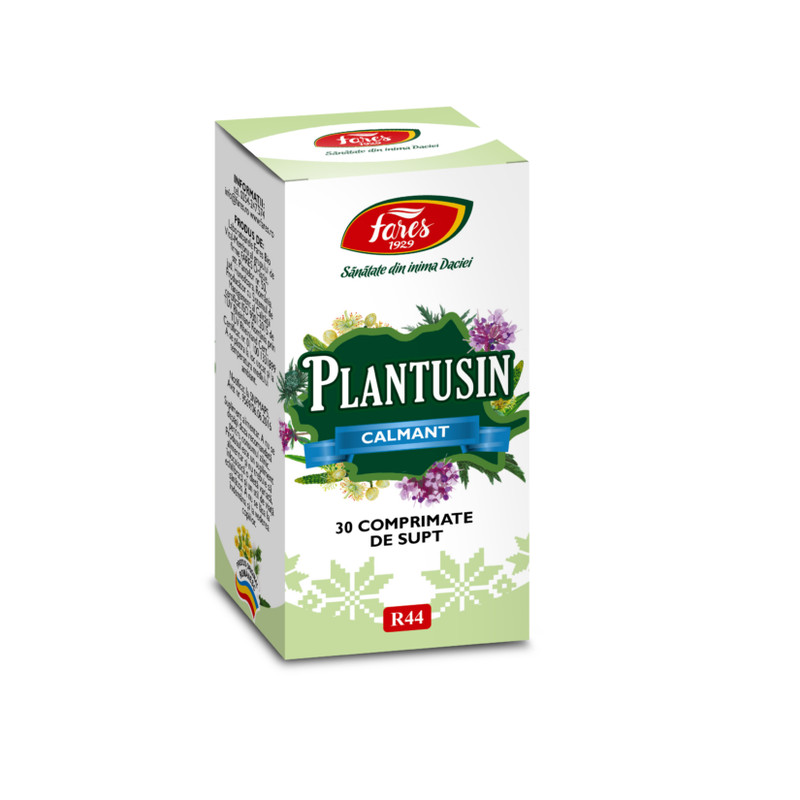 Poza produs Plantusin, R44, Fares | 30 comprimate