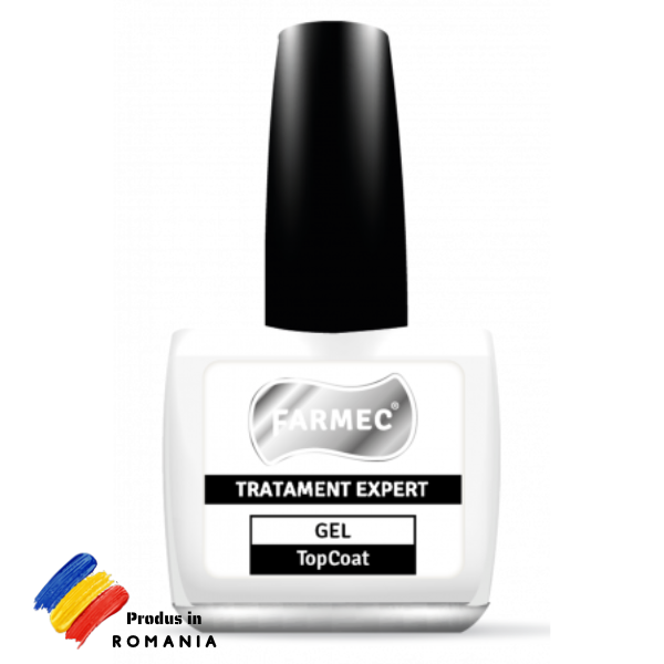 Poza produs Gel TopCoat Tratament Expert, Farmec | 11 ml