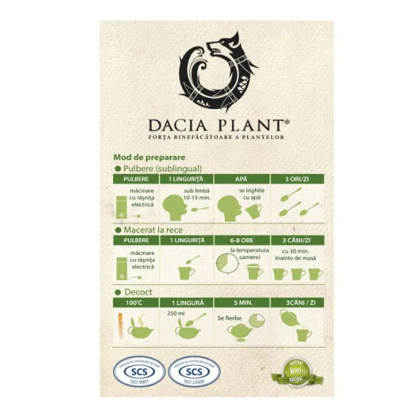 Poza produs Ceai Sanatatea Ficatului, Dacia Plant | 50 g