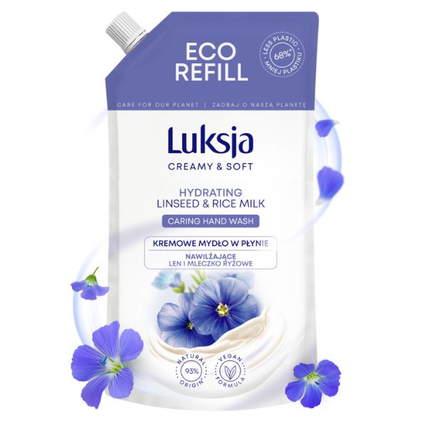 Poza produs Rezerva sapun lichid CREAMY & SOFT Hydrating, Luksja | 400 ml
