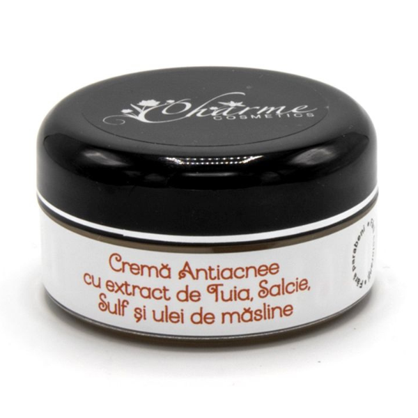 Poza produs CREMA ANTIACNEE EXTRACT TUIA SALCIE SULF SI ULEI DE MASLINE 30ML