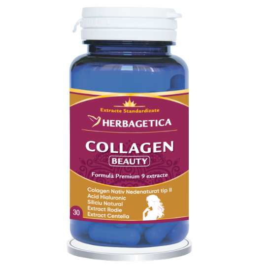 Poza produs Collagen Beauty, Herbagetica | 30 capsule