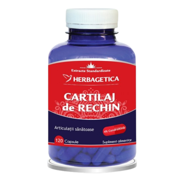 Poza produs Cartilaj de Rechin, Herbagetica | 120 capsule