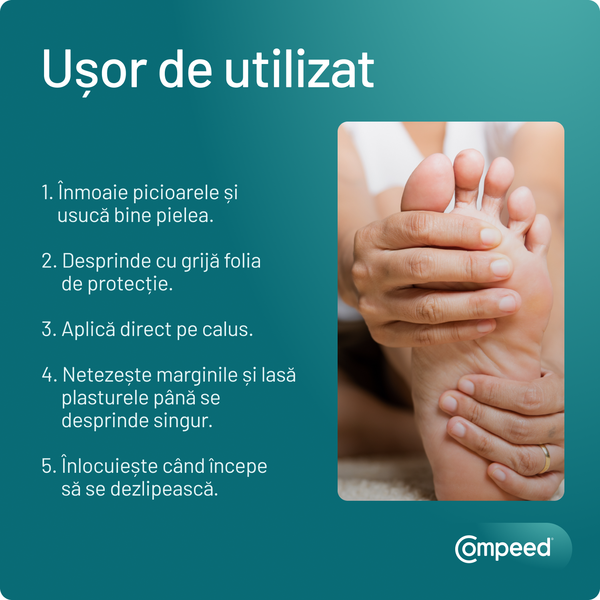 Poza produs Plasturi pentru calusuri, Compeed | 6 bucati