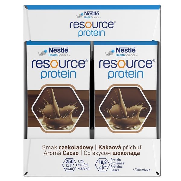 Poza produs Resource Protein cu aroma de cacao, Nestle | 4x200ml