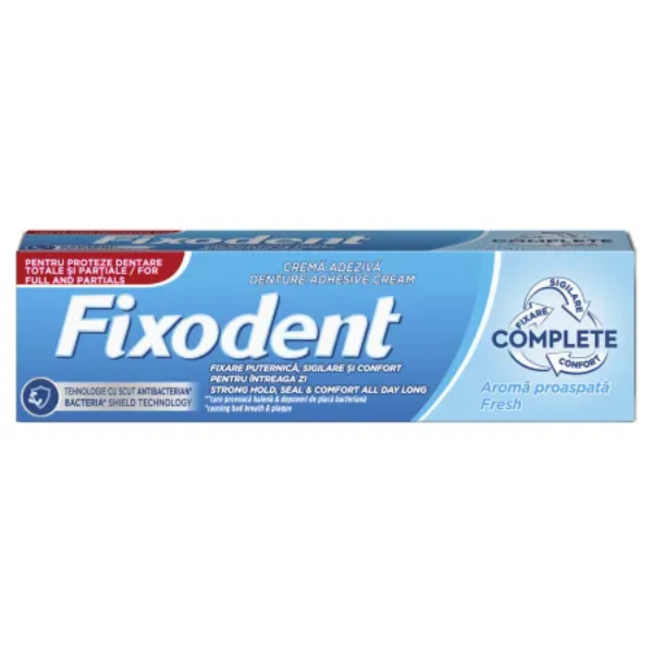 Poza produs Crema adeziva pentru proteza dentara Fixodent Complete, P&G | 47 g