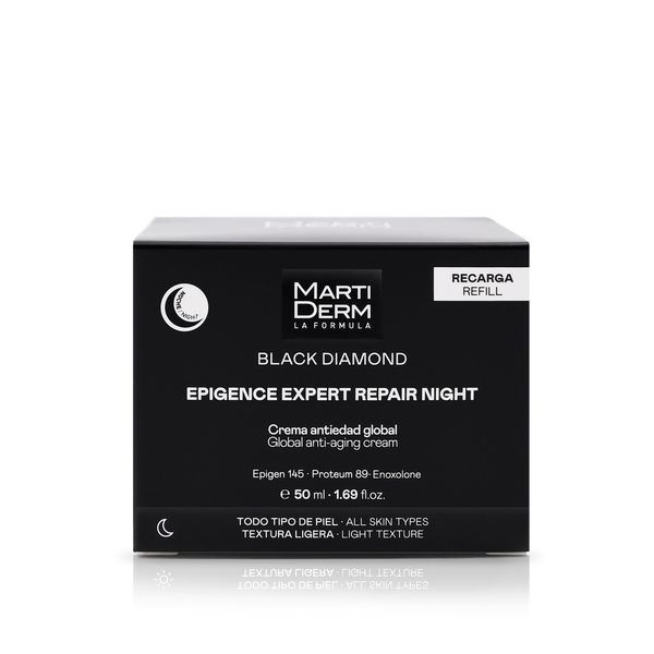 Crema antiaging Epigence Expert Repair de noapte Black Diamond Refill, Martiderm | 50ml — poza produs 2/3