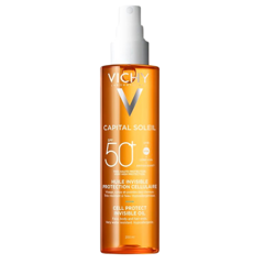 Ulei invizibil cu protectie solara SPF50+ Cell Protect, Capital Soleil, Vichy | 200 ml