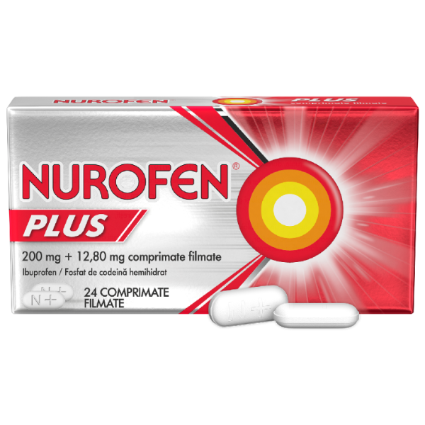 Poza produs Nurofen Plus, Reckitt Benckiser | 24 comprimate