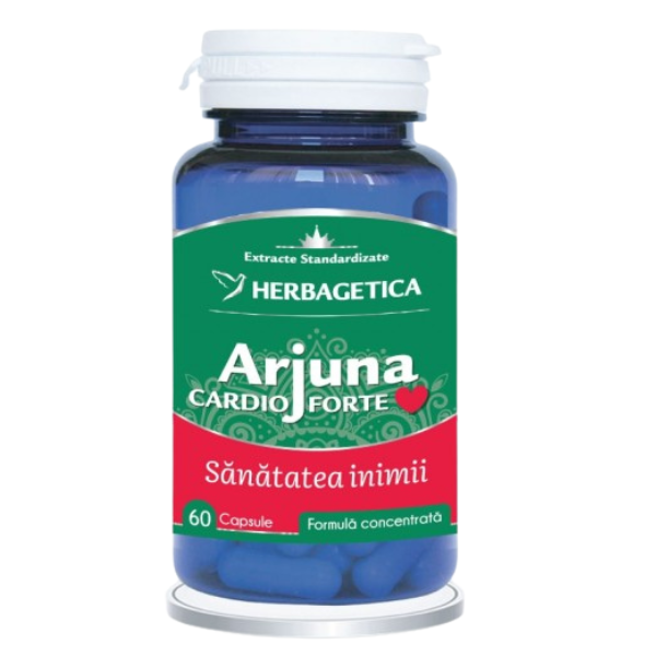 Poza produs Arjuna Cardioforte, Herbagetica | 60 capsule