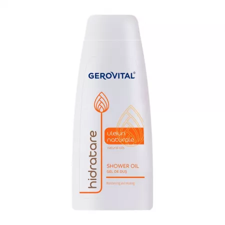 Poza produs Gel de dus cu uleiuri naturale Gerovital, Farmec | 400 ml
