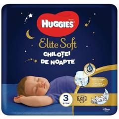 Huggies Elite Soft Pants chilotei de noapte nr.3, 6-11 kg | 23 bucati