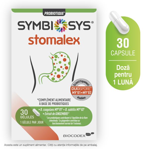 Poza produs Symbiosys Stomalex, Biocodex | 30 capsule
