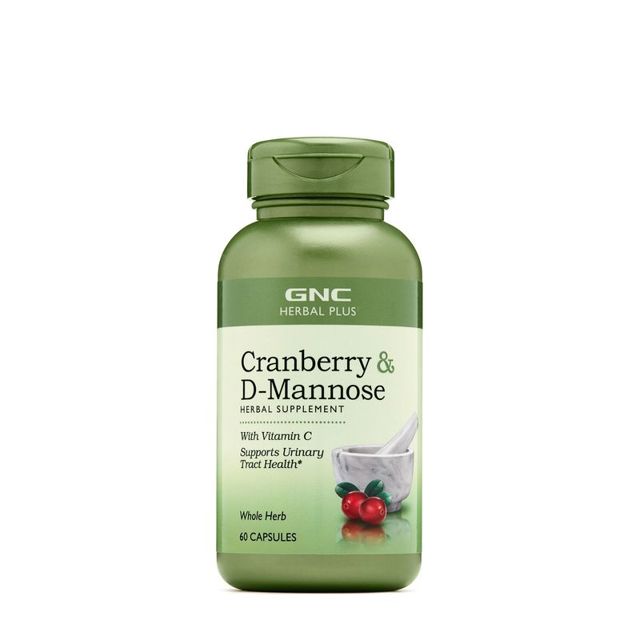 Poza produs GNC Herbal Plus Cranberry & D-mannose cu Vitamina C | 60 Cps