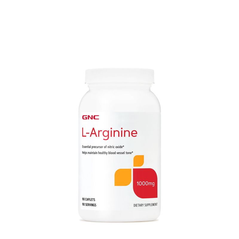 Poza produs GNC L-arginine 1000 Mg, L-arginina | 90 Tb