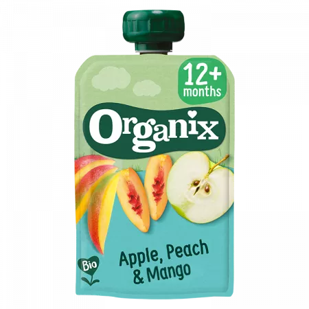 Poza produs PIURE ECOLOGIC BIO DE MAR PIERSICA SI MANGO 12+ LUNI 100G 116520   ORGANIX BRANDS