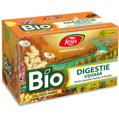 Ceai Digestie Usoara Bio, Fares | 20 plicuri