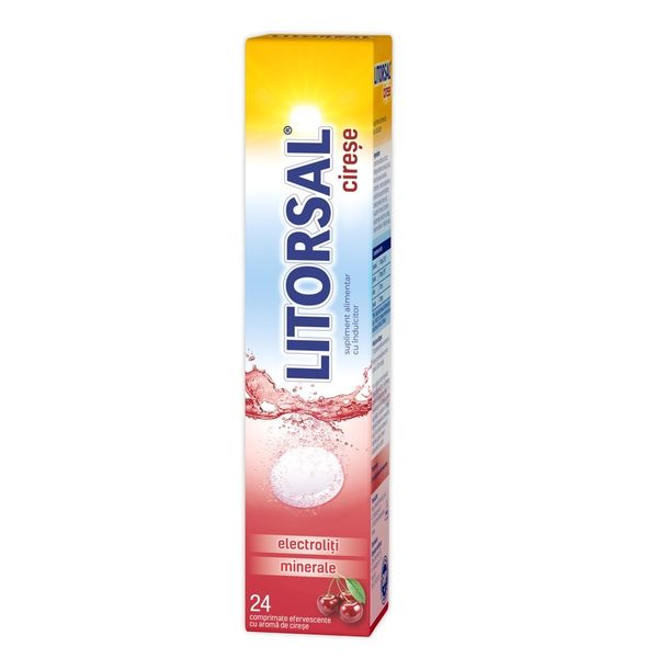 Poza produs ZDROVIT LITORSAL ELECTROLITI CIRESE X 24 CPR.EFF   NP PHARMA