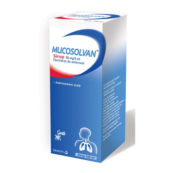 Poza produs Mucosolvan sirop adulti 30 mg/5 ml, Opella Healthcare | 100 ml sirop