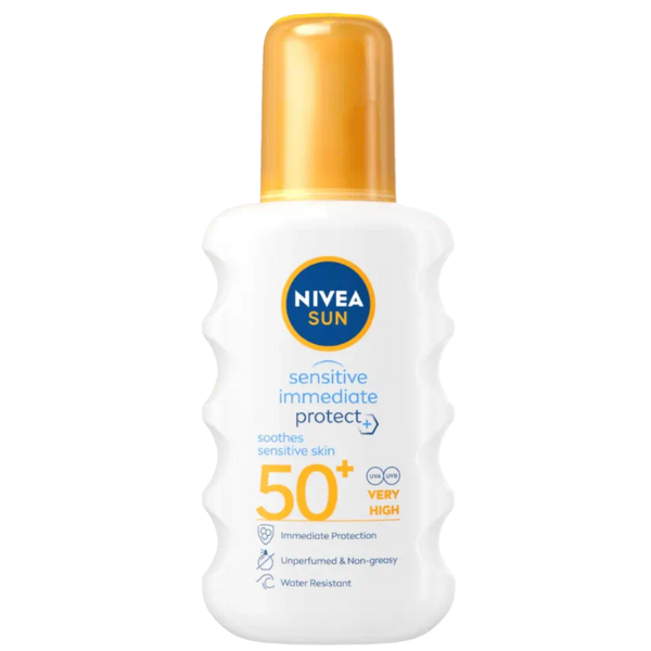 Poza produs Spray Sensitive Protection FPS50+ Nivea Sun, Beiersdorf | 200ml