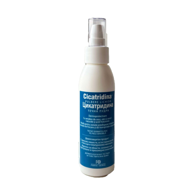 Poza produs Cicatridina pulbere lichida, Farma-Derma Italia | 120 ml