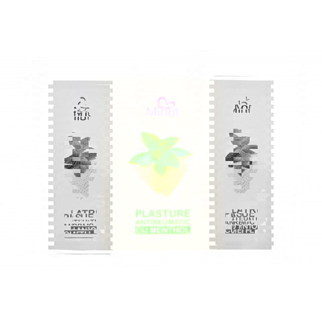 Poza produs Plasture antireumatic Menthol 12 X 18CM, Minut