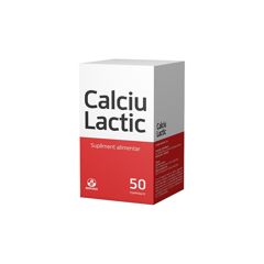 Calciu lactic | 50 comprimate