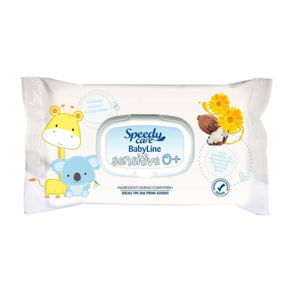 Poza produs Servetele umede Sensitive pentru copii Speedy Care, O-Pac | 72 buc